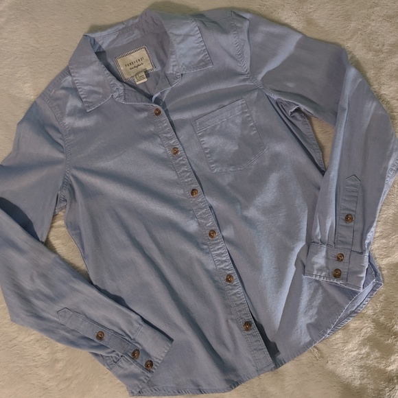 Forever 21 Tops - F21 Blue Button Down Shirt